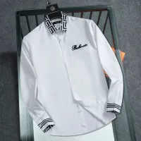 Cheap Balmain Shirts Long Sleeved For Men #1428958 Replica Wholesale [$48.00 USD] [ITEM#1428958] on Replica Balmain Shirts