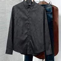 Cheap Louis Vuitton LV Shirts Long Sleeved For Men #1428991 Replica Wholesale [$48.00 USD] [ITEM#1428991] on Replica Louis Vuitton LV Shirts
