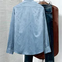 Cheap Louis Vuitton LV Shirts Long Sleeved For Men #1428993 Replica Wholesale [$48.00 USD] [ITEM#1428993] on Replica Louis Vuitton LV Shirts
