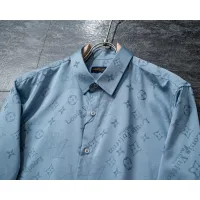 Cheap Louis Vuitton LV Shirts Long Sleeved For Men #1428993 Replica Wholesale [$48.00 USD] [ITEM#1428993] on Replica Louis Vuitton LV Shirts