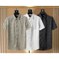 Cheap Gucci Shirts Short Sleeved For Men #1428996 Replica Wholesale [$45.00 USD] [ITEM#1428996] on Replica Gucci Shirts