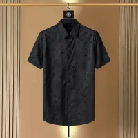 Cheap Louis Vuitton LV Shirts Short Sleeved For Men #1428999 Replica Wholesale [$45.00 USD] [ITEM#1428999] on Replica Louis Vuitton LV Shirts