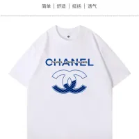 Cheap Chanel T-Shirts Short Sleeved For Unisex #1429112 Replica Wholesale [$34.00 USD] [ITEM#1429112] on Replica Chanel T-Shirts