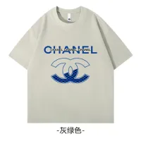 Cheap Chanel T-Shirts Short Sleeved For Unisex #1429115 Replica Wholesale [$34.00 USD] [ITEM#1429115] on Replica Chanel T-Shirts