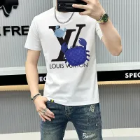 Cheap Louis Vuitton LV T-Shirts Short Sleeved For Men #1429245 Replica Wholesale [$40.00 USD] [ITEM#1429245] on Replica Louis Vuitton LV T-Shirts