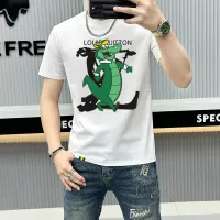 Cheap Louis Vuitton LV T-Shirts Short Sleeved For Men #1429247 Replica Wholesale [$40.00 USD] [ITEM#1429247] on Replica Louis Vuitton LV T-Shirts
