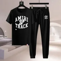 Cheap Amiri Tracksuits Short Sleeved For Men #1429391 Replica Wholesale [$76.00 USD] [ITEM#1429391] on Replica Amiri Tracksuits