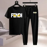 Cheap Fendi Tracksuits Short Sleeved For Men #1429395 Replica Wholesale [$76.00 USD] [ITEM#1429395] on Replica Fendi Tracksuits