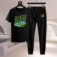 Cheap Gucci Tracksuits Short Sleeved For Men #1429400 Replica Wholesale [$76.00 USD] [ITEM#1429400] on Replica Gucci Tracksuits