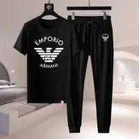 Cheap Armani Tracksuits Short Sleeved For Men #1429401 Replica Wholesale [$76.00 USD] [ITEM#1429401] on Replica Armani Tracksuits