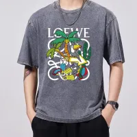 Cheap LOEWE T-Shirts Short Sleeved For Men #1429563 Replica Wholesale [$45.00 USD] [ITEM#1429563] on Replica LOEWE T-Shirts