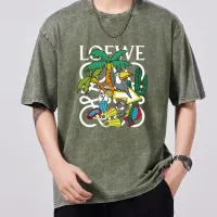 Cheap LOEWE T-Shirts Short Sleeved For Men #1429565 Replica Wholesale [$45.00 USD] [ITEM#1429565] on Replica LOEWE T-Shirts