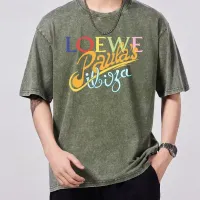 Cheap LOEWE T-Shirts Short Sleeved For Men #1429570 Replica Wholesale [$45.00 USD] [ITEM#1429570] on Replica LOEWE T-Shirts