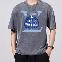 Cheap Louis Vuitton LV T-Shirts Short Sleeved For Men #1429572 Replica Wholesale [$45.00 USD] [ITEM#1429572] on Replica Louis Vuitton LV T-Shirts