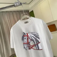 Cheap Hermes T-Shirts Short Sleeved For Unisex #1429656 Replica Wholesale [$42.00 USD] [ITEM#1429656] on Replica Hermes T-Shirts