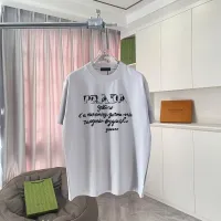 Cheap Prada T-Shirts Short Sleeved For Unisex #1429752 Replica Wholesale [$42.00 USD] [ITEM#1429752] on Replica Prada T-Shirts