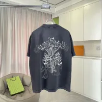 Cheap Chrome Hearts T-Shirts Short Sleeved For Unisex #1429805 Replica Wholesale [$45.00 USD] [ITEM#1429805] on Replica Chrome Hearts T-Shirts