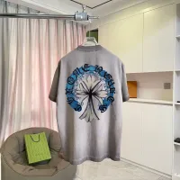 Cheap Chrome Hearts T-Shirts Short Sleeved For Unisex #1429811 Replica Wholesale [$45.00 USD] [ITEM#1429811] on Replica Chrome Hearts T-Shirts