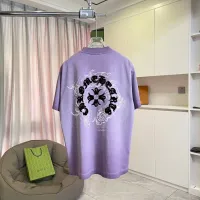 Cheap Chrome Hearts T-Shirts Short Sleeved For Unisex #1429829 Replica Wholesale [$48.00 USD] [ITEM#1429829] on Replica Chrome Hearts T-Shirts