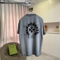Cheap Chrome Hearts T-Shirts Short Sleeved For Unisex #1429830 Replica Wholesale [$48.00 USD] [ITEM#1429830] on Replica Chrome Hearts T-Shirts