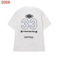 Cheap Chrome Hearts T-Shirts Short Sleeved For Unisex #1429840 Replica Wholesale [$52.00 USD] [ITEM#1429840] on Replica Chrome Hearts T-Shirts
