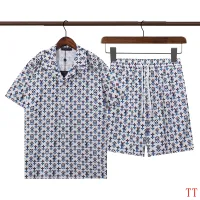 Cheap Louis Vuitton LV Tracksuits Short Sleeved For Men #1429968 Replica Wholesale [$52.00 USD] [ITEM#1429968] on Replica Louis Vuitton LV Tracksuits