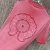 Cheap Chrome Hearts T-Shirts Short Sleeved For Unisex #1430003 Replica Wholesale [$42.00 USD] [ITEM#1430003] on Replica Chrome Hearts T-Shirts