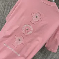 Cheap Chrome Hearts T-Shirts Short Sleeved For Unisex #1430041 Replica Wholesale [$42.00 USD] [ITEM#1430041] on Replica Chrome Hearts T-Shirts