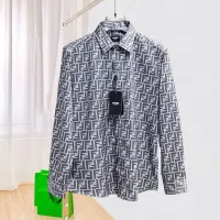 Cheap Fendi Shirts Long Sleeved For Men #1430139 Replica Wholesale [$80.00 USD] [ITEM#1430139] on Replica Fendi Shirts
