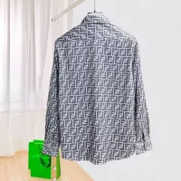 Cheap Fendi Shirts Long Sleeved For Men #1430139 Replica Wholesale [$80.00 USD] [ITEM#1430139] on Replica Fendi Shirts