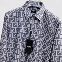 Cheap Fendi Shirts Long Sleeved For Men #1430139 Replica Wholesale [$80.00 USD] [ITEM#1430139] on Replica Fendi Shirts