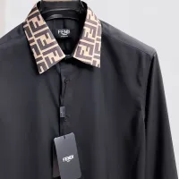 Cheap Fendi Shirts Long Sleeved For Men #1430140 Replica Wholesale [$80.00 USD] [ITEM#1430140] on Replica Fendi Shirts