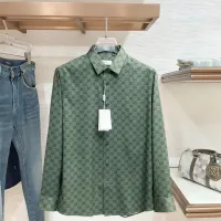 Cheap Gucci Shirts Long Sleeved For Men #1430142 Replica Wholesale [$80.00 USD] [ITEM#1430142] on Replica Gucci Shirts