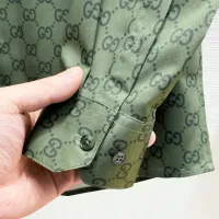 Cheap Gucci Shirts Long Sleeved For Men #1430142 Replica Wholesale [$80.00 USD] [ITEM#1430142] on Replica Gucci Shirts