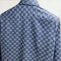 Cheap Gucci Shirts Long Sleeved For Men #1430143 Replica Wholesale [$80.00 USD] [ITEM#1430143] on Replica Gucci Shirts