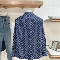 Cheap Gucci Shirts Long Sleeved For Men #1430144 Replica Wholesale [$80.00 USD] [ITEM#1430144] on Replica Gucci Shirts