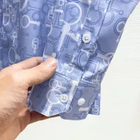 Cheap Hermes Shirts Long Sleeved For Men #1430146 Replica Wholesale [$80.00 USD] [ITEM#1430146] on Replica Hermes Shirts