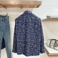 Cheap Hermes Shirts Long Sleeved For Men #1430148 Replica Wholesale [$80.00 USD] [ITEM#1430148] on Replica Hermes Shirts