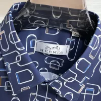 Cheap Hermes Shirts Long Sleeved For Men #1430148 Replica Wholesale [$80.00 USD] [ITEM#1430148] on Replica Hermes Shirts