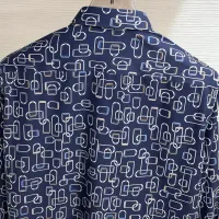 Cheap Hermes Shirts Long Sleeved For Men #1430148 Replica Wholesale [$80.00 USD] [ITEM#1430148] on Replica Hermes Shirts