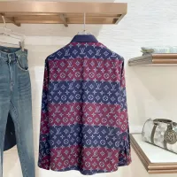 Cheap Louis Vuitton LV Shirts Long Sleeved For Men #1430151 Replica Wholesale [$80.00 USD] [ITEM#1430151] on Replica Louis Vuitton LV Shirts