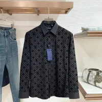 Cheap Louis Vuitton LV Shirts Long Sleeved For Men #1430155 Replica Wholesale [$80.00 USD] [ITEM#1430155] on Replica Louis Vuitton LV Shirts