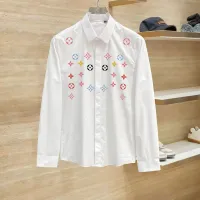 Cheap Louis Vuitton LV Shirts Long Sleeved For Men #1430166 Replica Wholesale [$72.00 USD] [ITEM#1430166] on Replica Louis Vuitton LV Shirts
