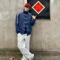 Cheap Adidas Jackets Long Sleeved For Unisex #1430253 Replica Wholesale [$56.00 USD] [ITEM#1430253] on Replica Adidas Jackets