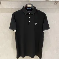 Cheap Prada T-Shirts Short Sleeved For Men #1430258 Replica Wholesale [$80.00 USD] [ITEM#1430258] on Replica Prada T-Shirts