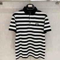 Cheap Prada T-Shirts Short Sleeved For Men #1430263 Replica Wholesale [$80.00 USD] [ITEM#1430263] on Replica Prada T-Shirts