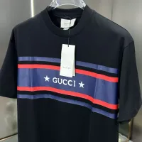Cheap Gucci T-Shirts Short Sleeved For Men #1430376 Replica Wholesale [$82.00 USD] [ITEM#1430376] on Replica Gucci T-Shirts
