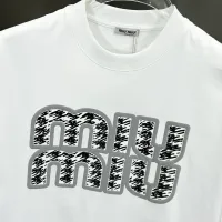 Cheap MIU MIU T-Shirts Short Sleeved For Men #1430379 Replica Wholesale [$82.00 USD] [ITEM#1430379] on Replica MIU MIU T-Shirts