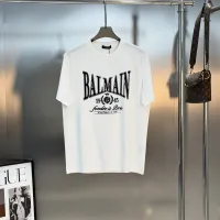 Cheap Balmain T-Shirts Short Sleeved For Men #1430381 Replica Wholesale [$76.00 USD] [ITEM#1430381] on Replica Balmain T-Shirts