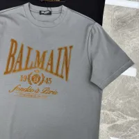 Cheap Balmain T-Shirts Short Sleeved For Men #1430382 Replica Wholesale [$76.00 USD] [ITEM#1430382] on Replica Balmain T-Shirts